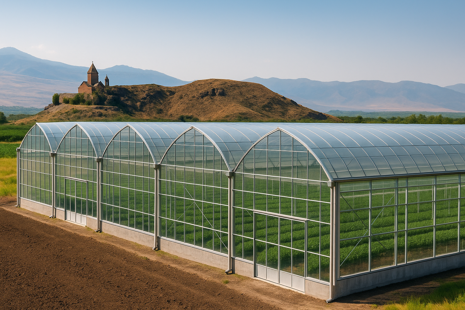 Advanced greenhouse technology in Armenia